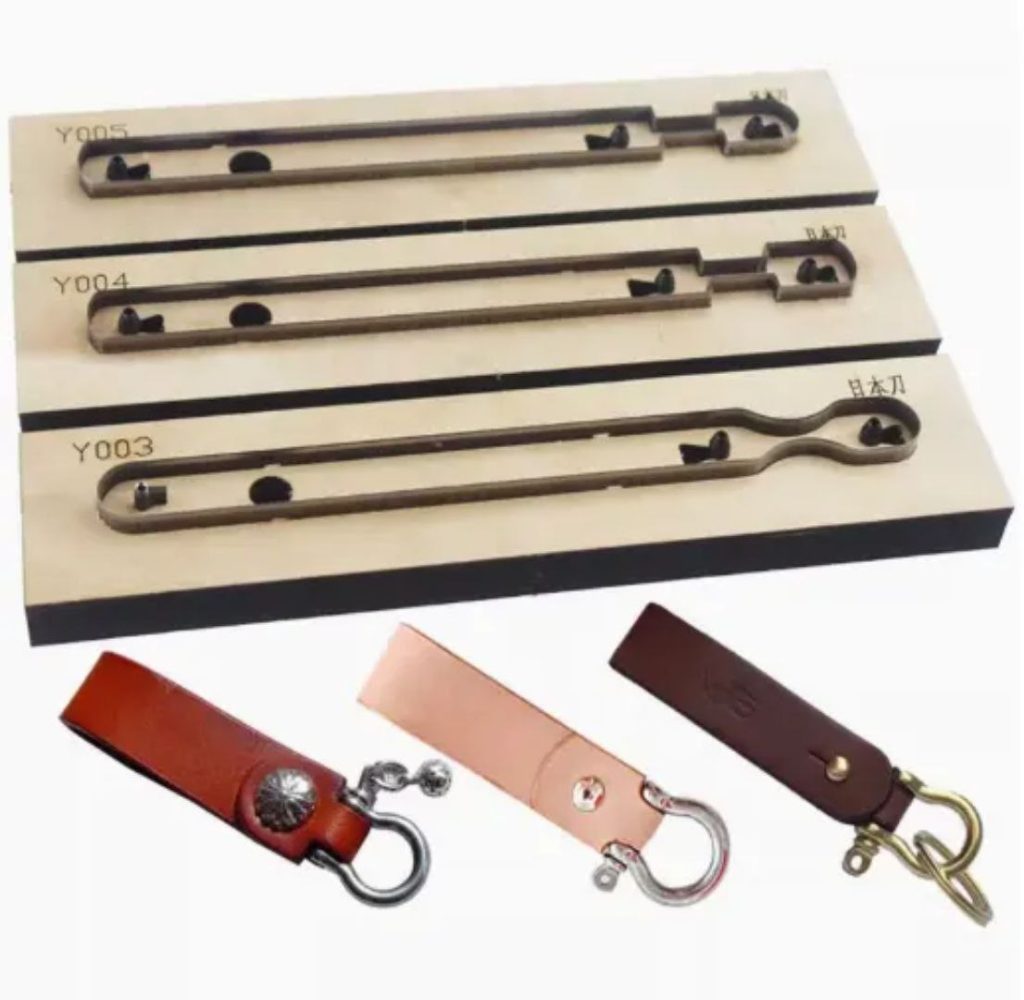 Leather Keychain Cutting Dies for Strap & Key Holder Manufacturing